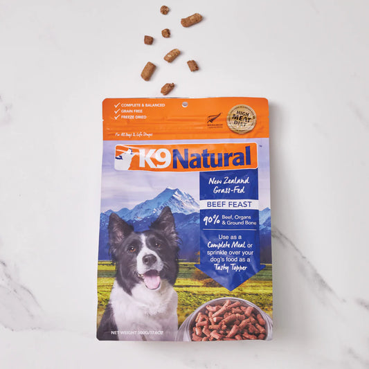Beef Feast Freeze-Dried Dog Food by K9 Natural