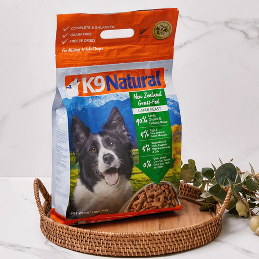 Lamb Feast Freeze-Dried Dog Food by K9 Natural
