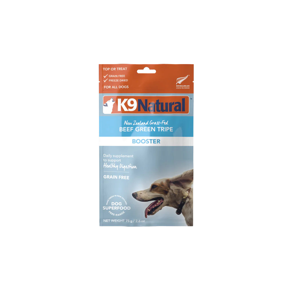 Beef Green Tripe Freeze-Dried Booster by K9 Natural