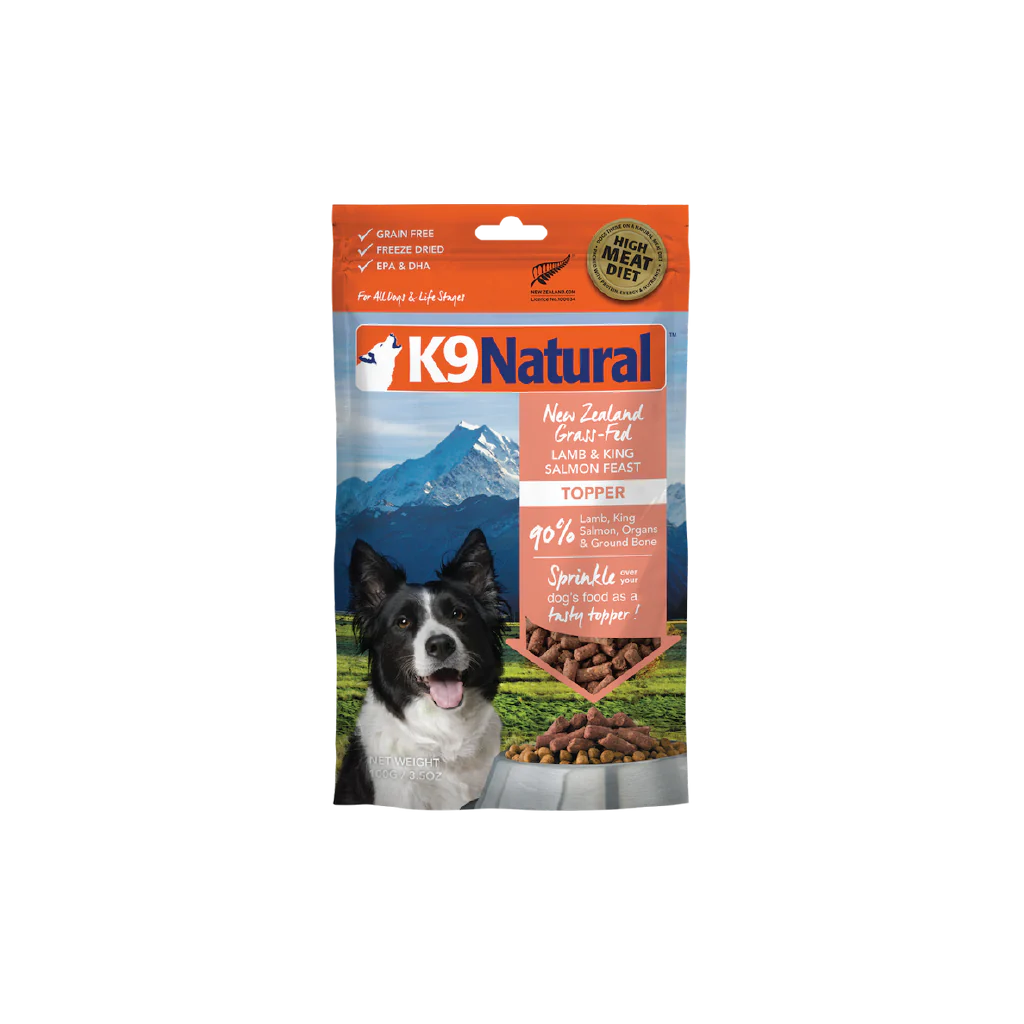 Lamb & Salmon Feast Freeze-Dried Dog Food by K9 Natural