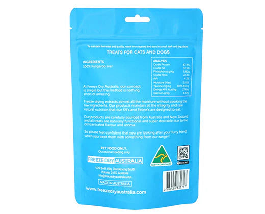 FD Kangaroo Liver (100g) by Freeze Dry Australia