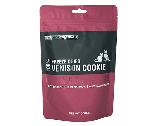 FD Venison Cookie (100g) by Freeze Dry Australia
